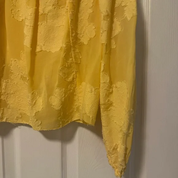 Wilfred Soft Yellow Ruffled Top - Picture 2 of 5